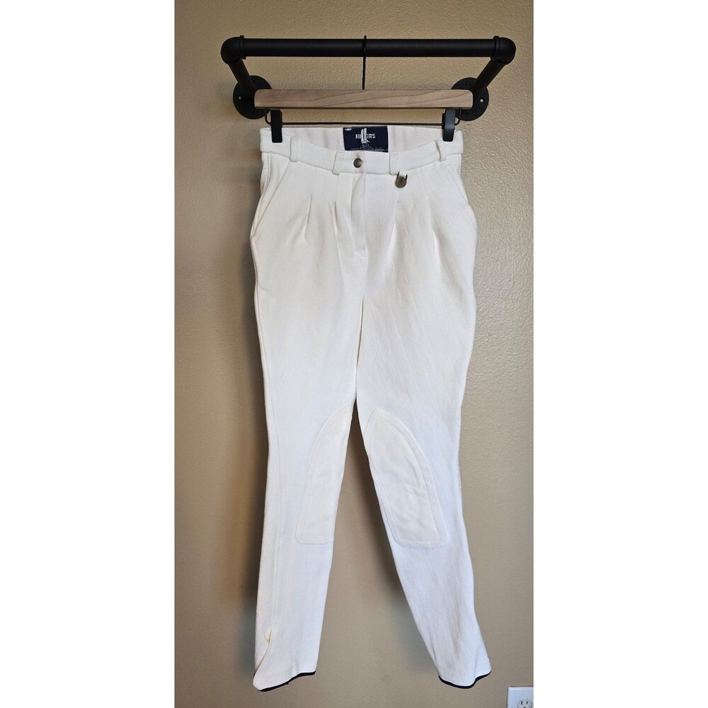 Miller riding/ equestrian white pants size‎ 26 made in USA